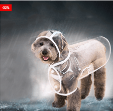 Waterproof Dog Coats Transparent Of Rain