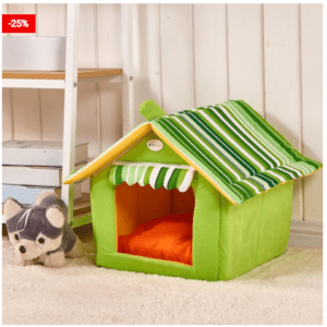 Dog House Bed With Removable Cover